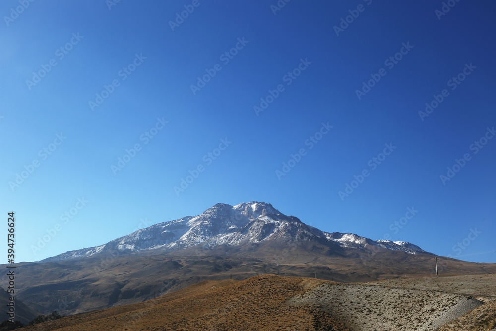 Mount Savalan (Sabalan) in Iran. Savalan is the third highest mountain in Iran. It’s 4811 meters altitude.