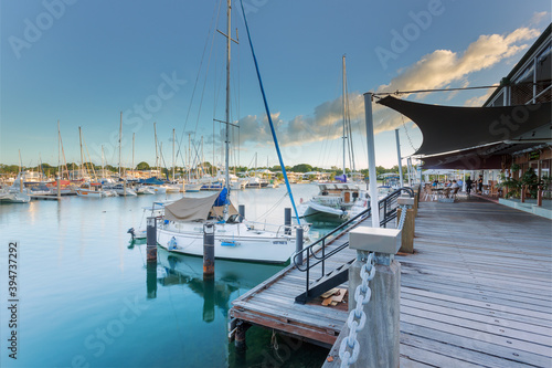 Cullen Bay Marina yachts in Darwin photo