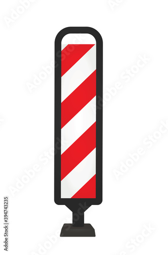 Warning traffic sign. vector illustration