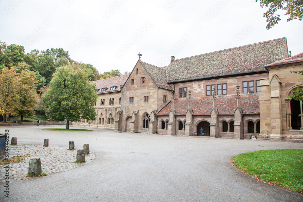 MAULBRONN-0CTOBER 10,2014:Maulbronn Abbey, Germany, medieval Unesco World Heritage monument at October 10,2014