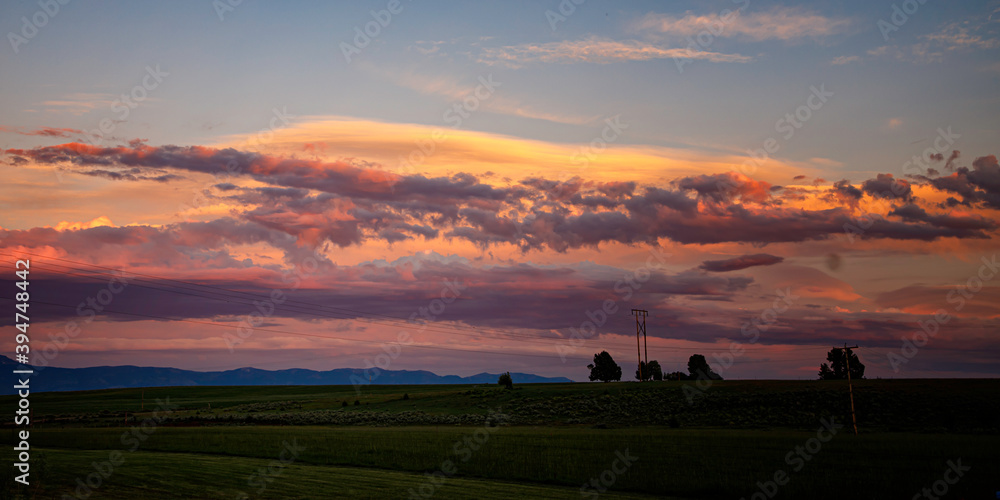 Sunset in Lake County Oregon