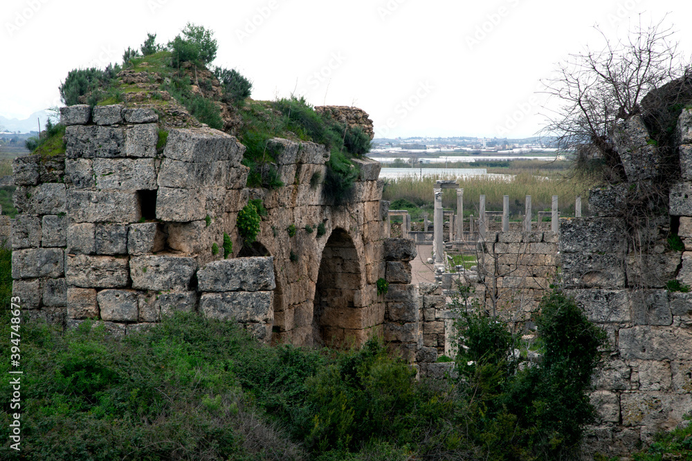 Ruins of Perge fortress (Antalya)