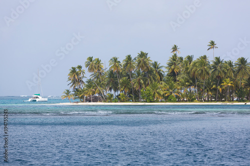 Beautiful paradise island, San Blas photo