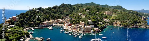 Bay view of Portofino Italy
