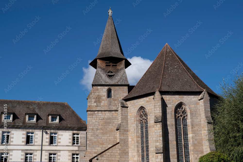 Fototapeta premium Old church in Creuse in France
