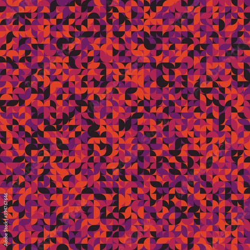 Abstract Geometric Pattern generative computational art illustration