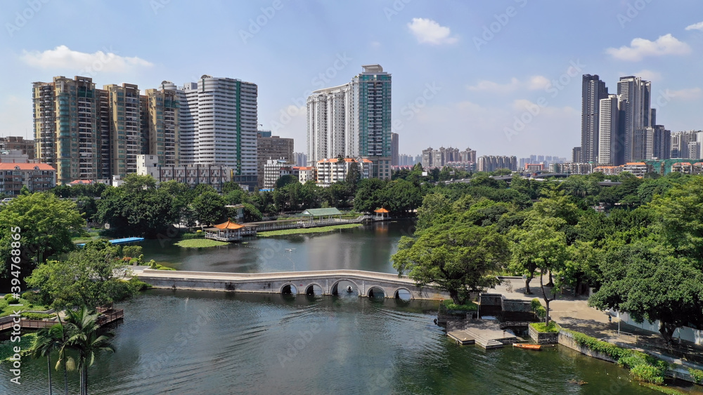 Liwan Lake park in Guangzhou, China