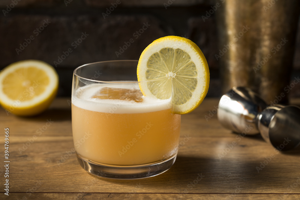 Boozy Refreshing Egg White Whiskey Sour Boozy Refreshing Egg White Whiskey Sour