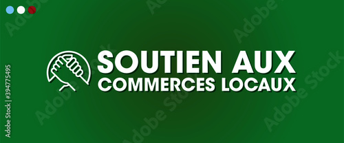 Soutien aux commerces locaux - Bannière