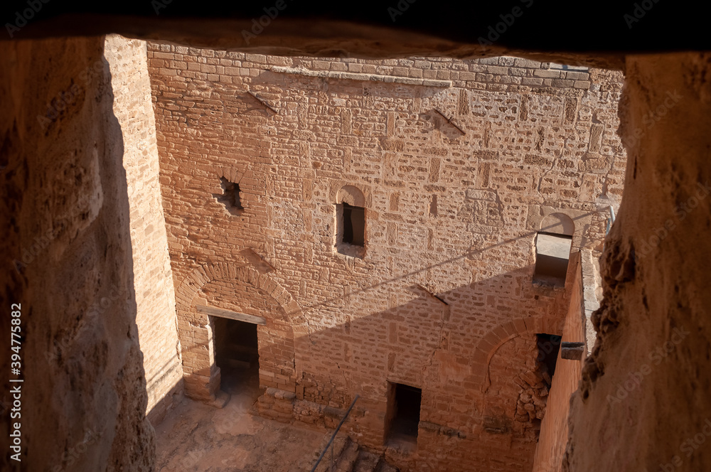 Ribat Hartem one of the oldest buildings in North Africa, Monastir.