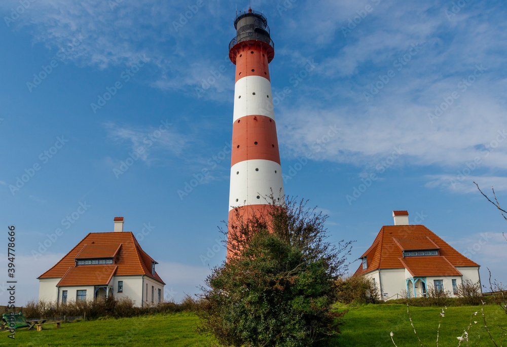 Leuchtturm Westerheversand, Nordfrieland Leuchtturm Westerheversand, Nordfrieland
