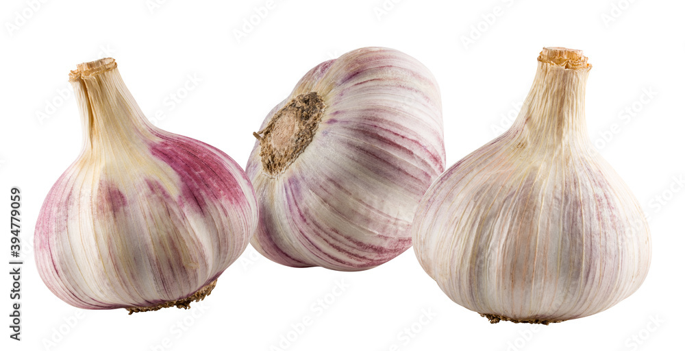 Obraz premium Garlic isolated on white background