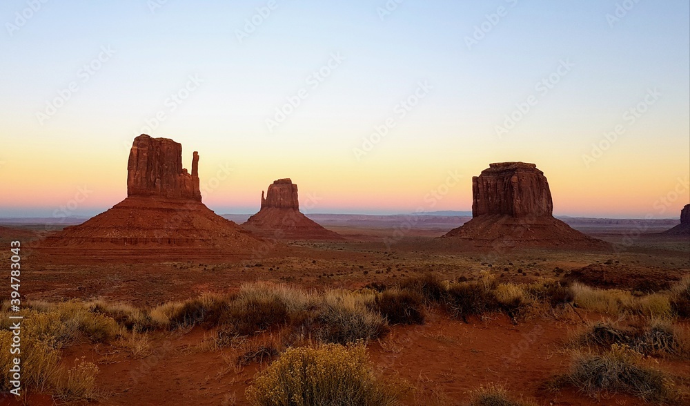 valley sunset