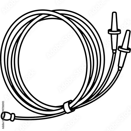 Dual spike infiltration tubing