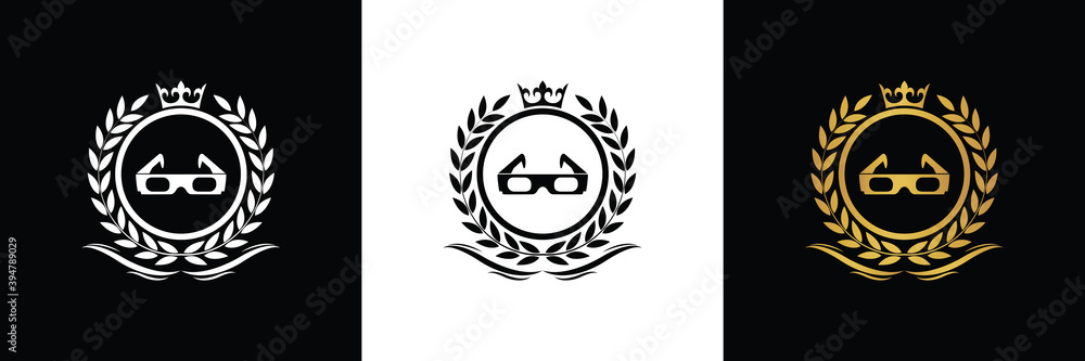 cinema logo template luxury royal vector movie cinema company decorative emblem with crown cinema logo template luxury royal vector movie cinema company decorative emblem with crown