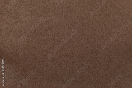 Dark brown and soft with copy space fabric background surface