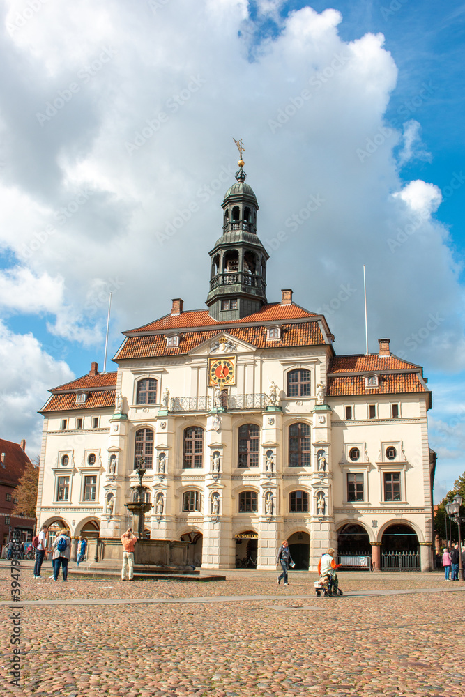 City Hall Luneburg (in german Lüneburg) Lower Saxony (in german Niedersachsen) Germany