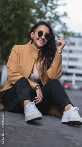 Photography Businesswoman walking in the city
