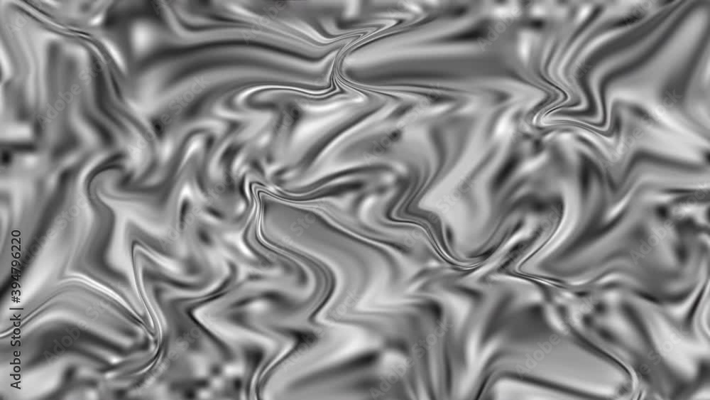 Fluid marble in silver color Fluid marble in silver color