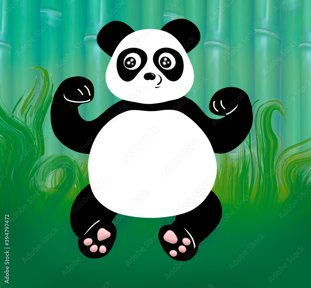 funny panda for a creative and creative project, for children and adults funny panda for a creative and creative project, for children and adults