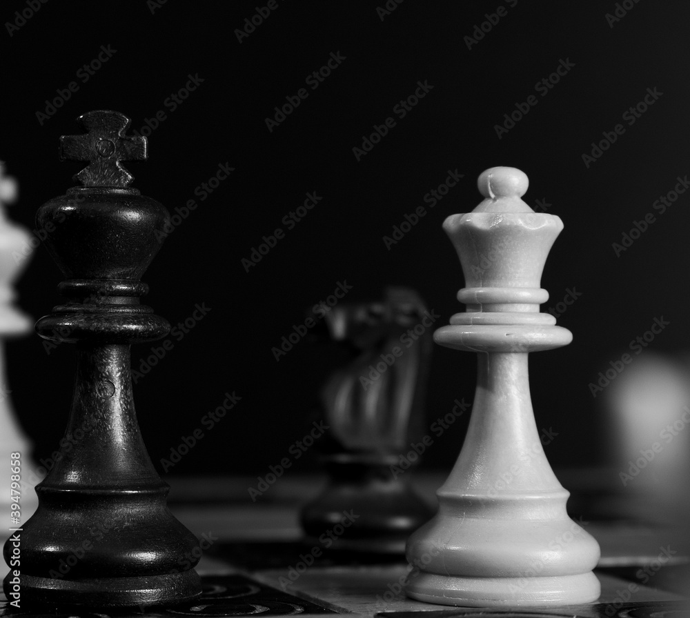 Scacchi fotografati su una scacchiera
Scacchi fotografati su una scacchiera