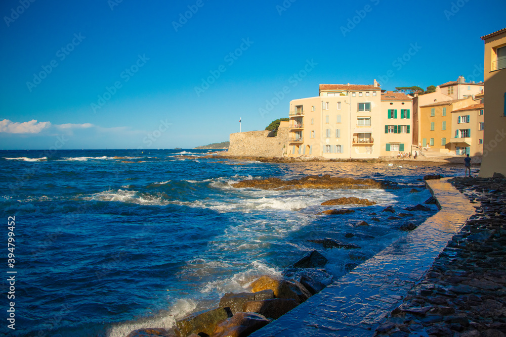 Fototapeta premium view of the city of the sea