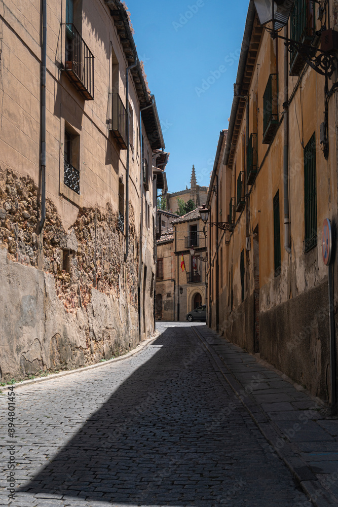 Fototapeta premium Ancient Buildings, Segovia, Spain