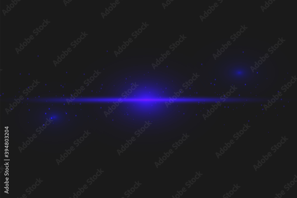 Colorful lines effect on galaxy background - illustration Colorful lines effect on galaxy background - illustration