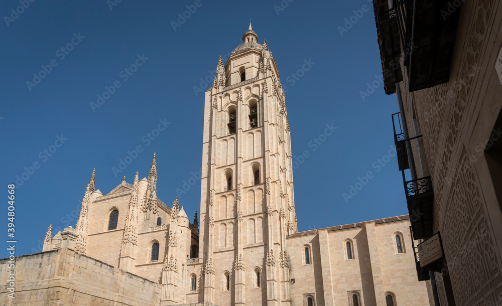 Cathedral Tower in Segovia, Spain