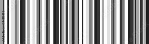 Seamless stripe pattern. Abstract background with lines. Striped banner. Black and white illustration