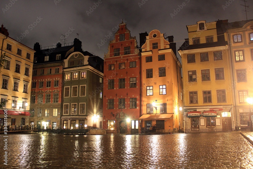 Obraz premium Stortorget, Gamla Stan, Stockholm.