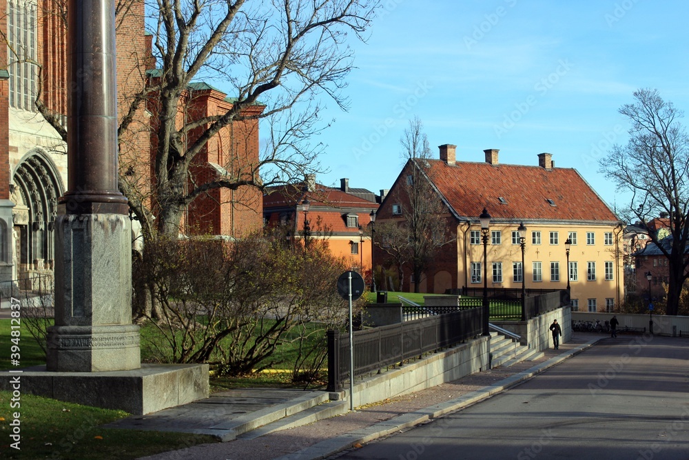 Biskopsgatan, Uppsala, Sweden.