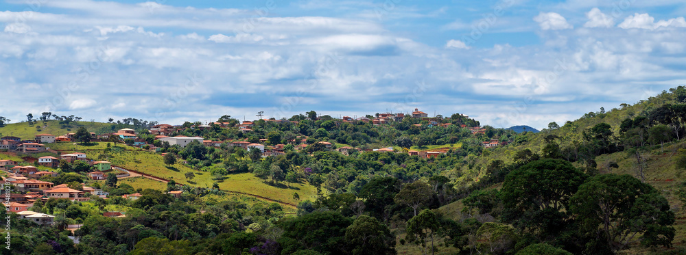 Typical countryside in Minas Gerais state, Brazil