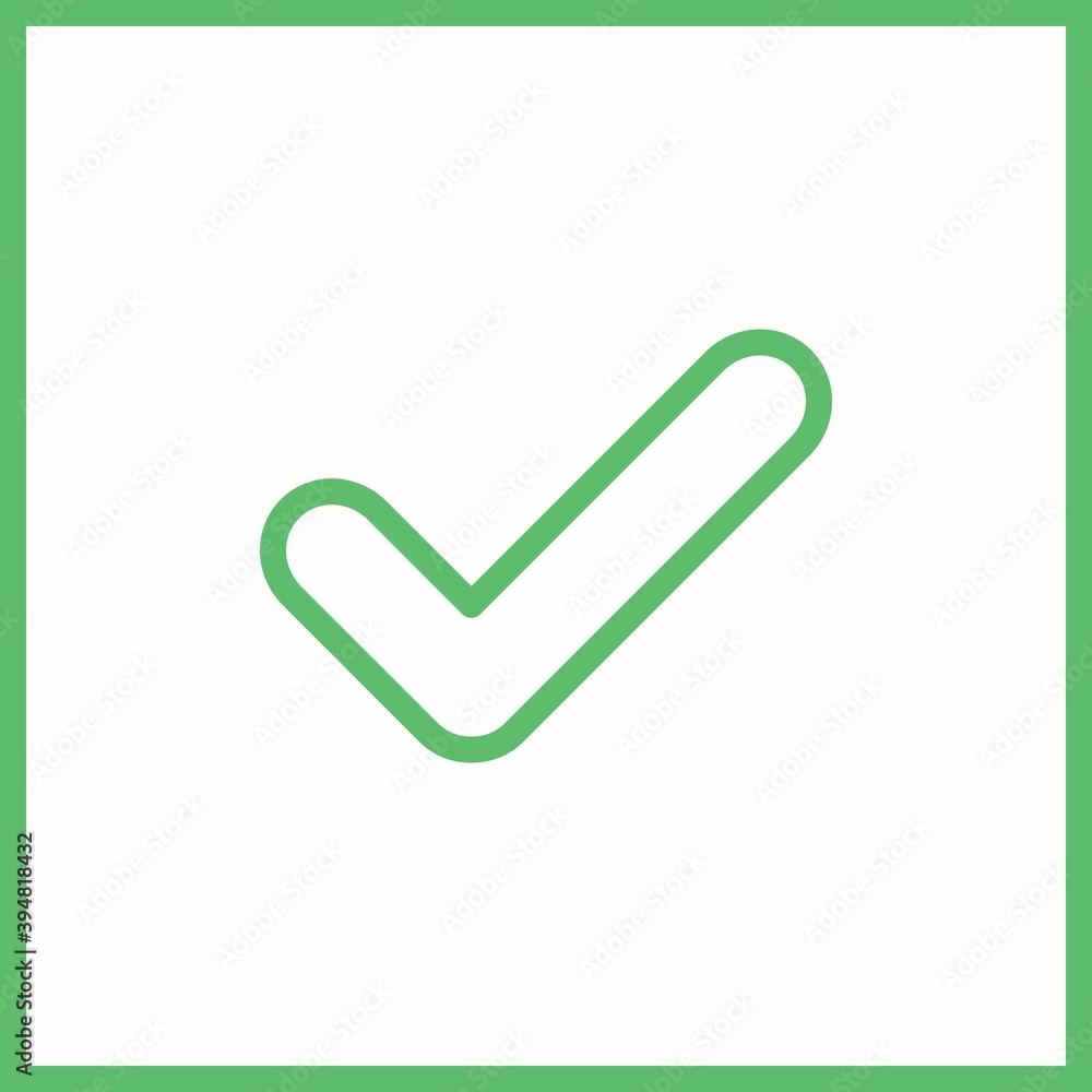 Check marks, Tick marks, Accepted, Approved, Yes, Correct, Ok, Right Choices, Task Completion, Voting. - vector mark symbols in green. Isolated icon. Check marks, Tick marks, Accepted, Approved, Yes, Correct, Ok, Right Choices, Task Completion, Voting. - vector mark symbols in green. Isolated icon.