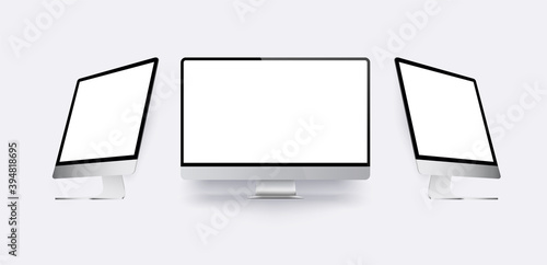 Fotografie Realistic mock-up desktop PC