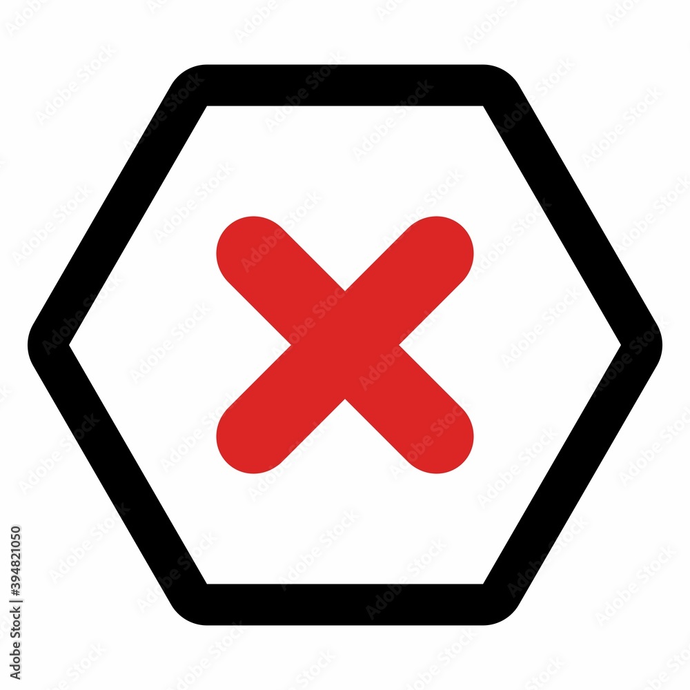 Obraz premium Wrong marks, Cross marks, Rejected, Disapproved, No, False, Not Ok, Wrong Choices, Task Completion, Voting. - vector mark symbols in red. Isolated icon.