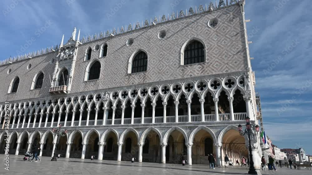 Venice, Italy - November 2020 - Walking through the less touristy streets of the lagoon city Venice, Italy - November 2020 - Walking through the less touristy streets of the lagoon city