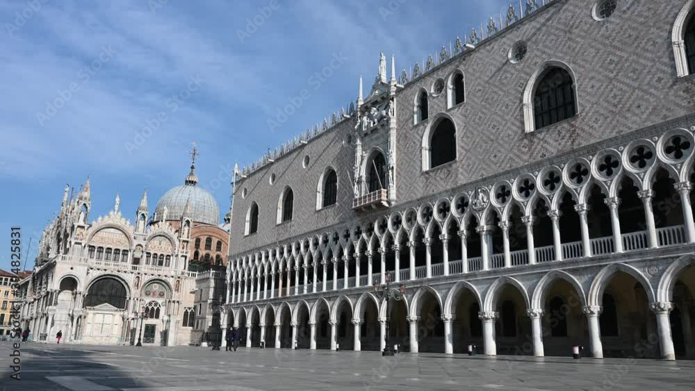 Venice, Italy - November 2020 - Walking through the less touristy streets of the lagoon city Venice, Italy - November 2020 - Walking through the less touristy streets of the lagoon city