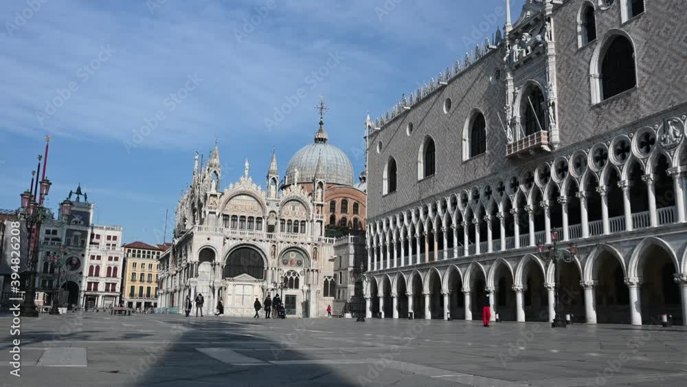 Venice, Italy - November 2020 - Walking through the less touristy streets of the lagoon city Venice, Italy - November 2020 - Walking through the less touristy streets of the lagoon city