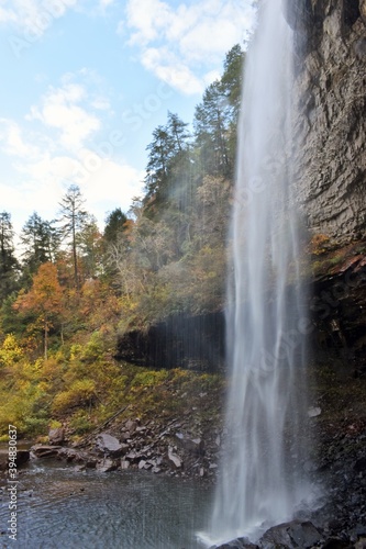 waterfall in the mountains © Tonya Hance