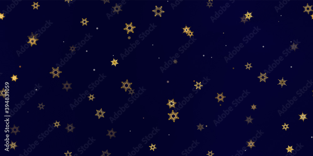 Gold snowflakes holiday seamless pattern. Gold snowflakes holiday seamless pattern.