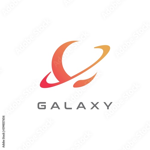 Creative planet logo design  inspiration symbol vector template