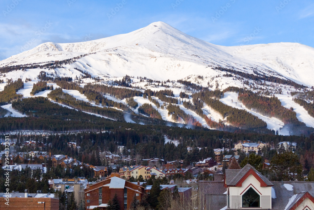 Φωτογραφία Breckenridge Colorado Winter - Ski Town of Breckenridge, Colorado in Summit Coun