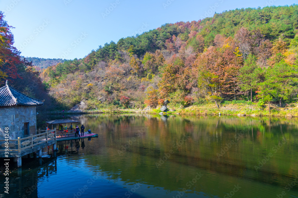 Late, autumn, scenery, of, Qingliangzhai, Scenic, Area, in, Wuhan, Hubei Late, autumn, scenery, of, Qingliangzhai, Scenic, Area, in, Wuhan, Hubei