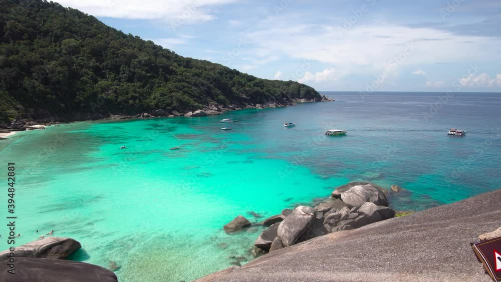 Aerial view beach sea in Phuket Thailand Aerial view beach sea in Phuket Thailand