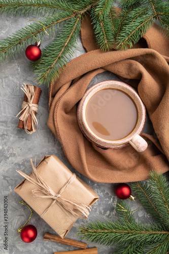 Obraz na plátně Christmas or New Year composition
