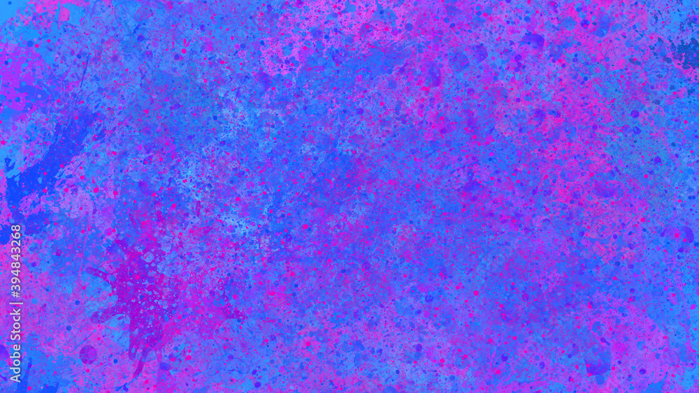 Blue and Purple Paint Splatter 1
