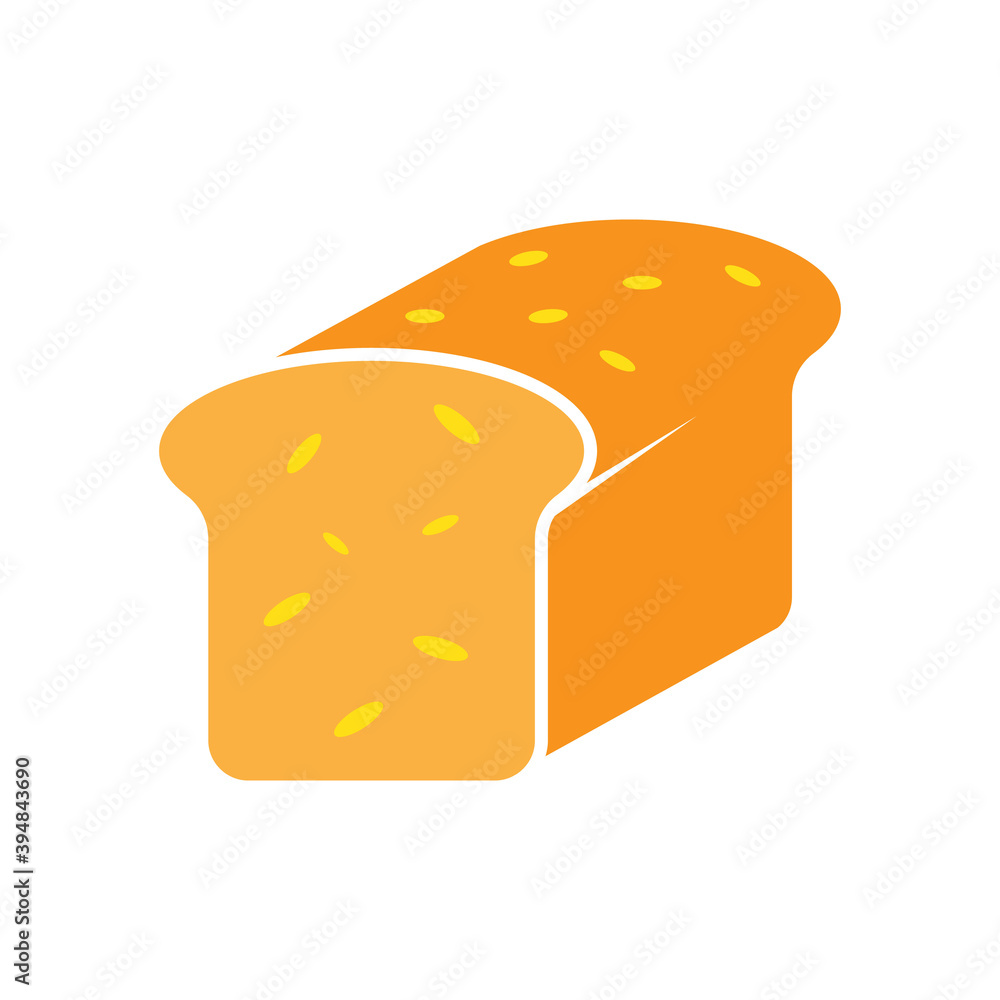 Bread icon design isolated on white background. vector illustration Bread icon design isolated on white background. vector illustration