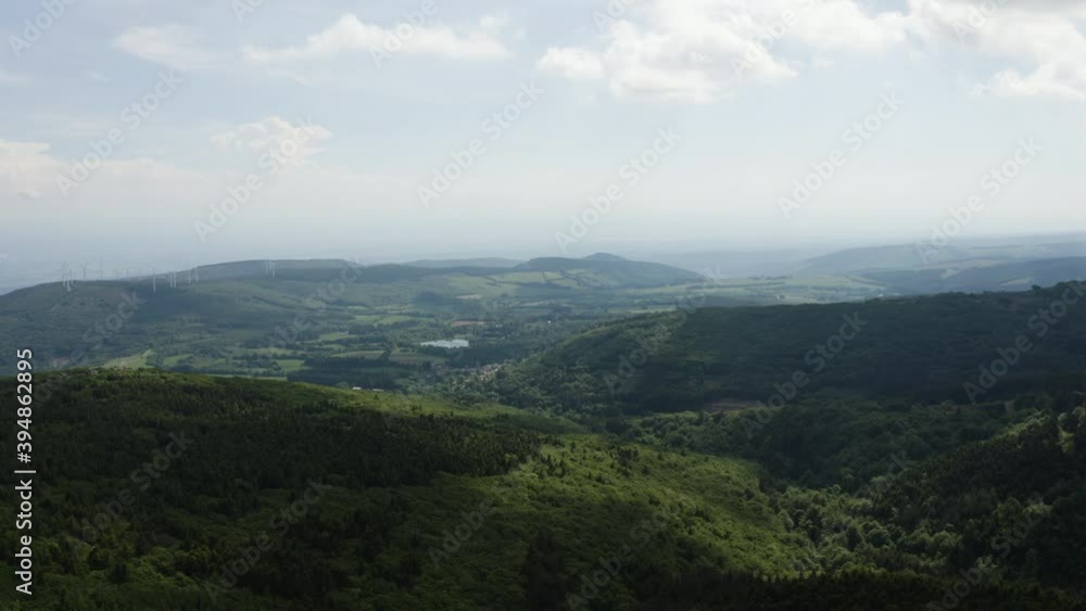 Aerial view of a green forest in the french mountains. Beautiful green environment. Aerial view of a green forest in the french mountains. Beautiful green environment.