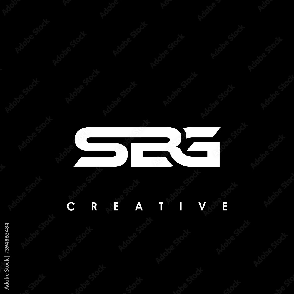 Sbg abstract technology logo design on white Vector Image